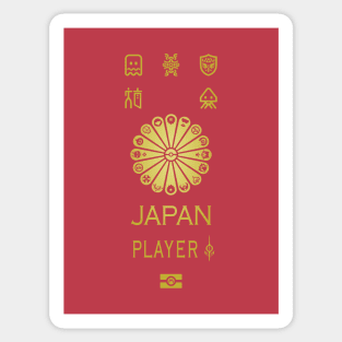 Passport to Gaming - Player 1 JPN Sticker